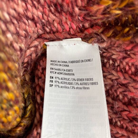 American Eagle Outfitters Pink and Brown Crewneck Sweater Size XS EUC - Picture 7 of 7